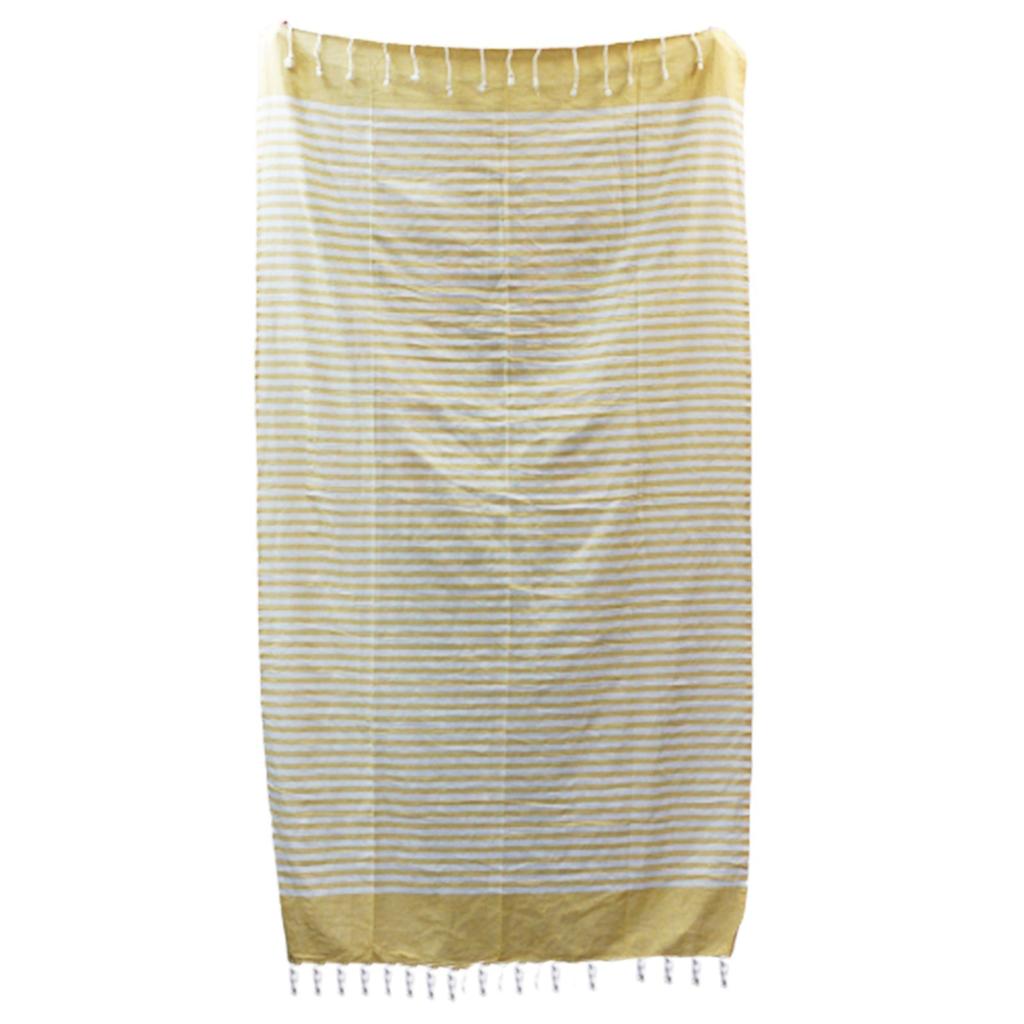 Pareo Throw Cotton Blend 100x180 cm Sunny Yellow