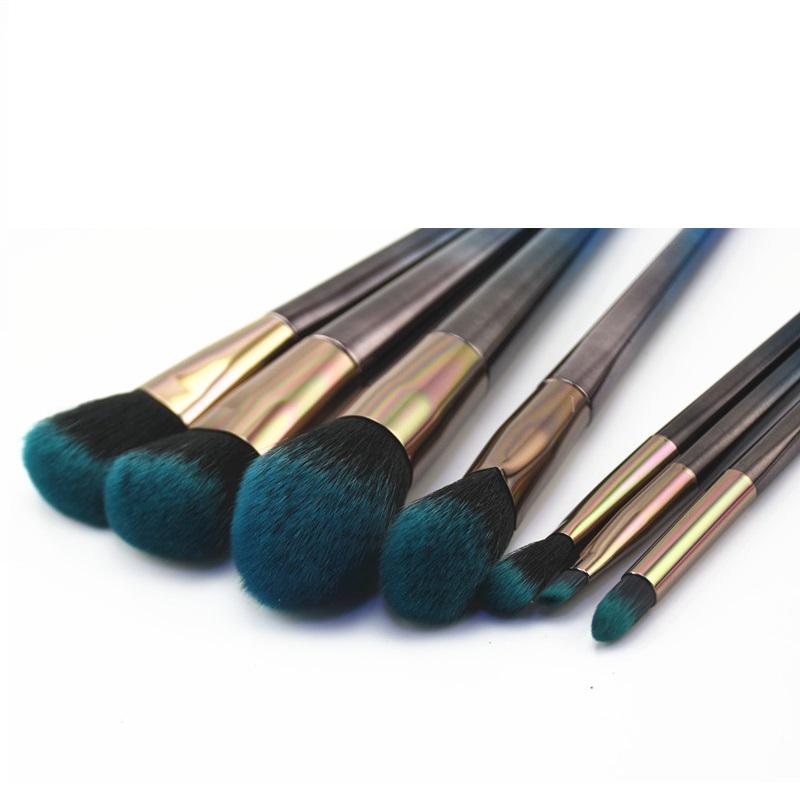7Pcs/set High-grade Nylon Bristles Makeup Brush Diamond-shaped Handle Brush Set Eyeshadow Brush Cosmetic Tools