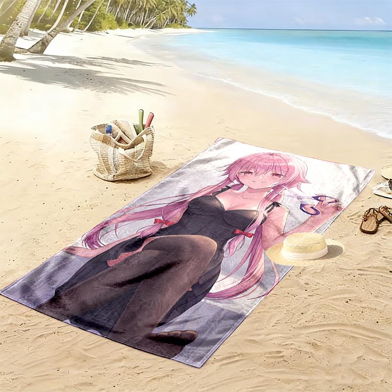 Gasai Yuno,Garten of Banban Print Beach Towel, Large Soft Quick Dry Towel for Beach Camping Swimming