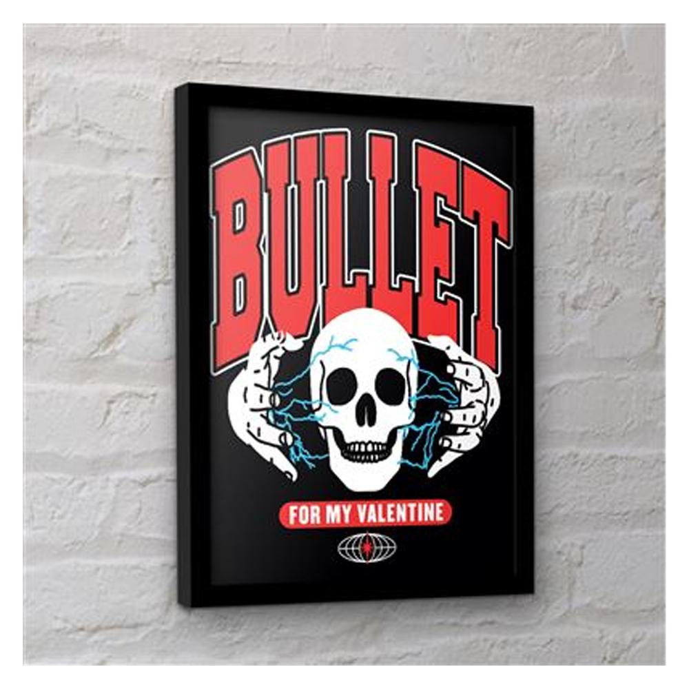 Bullet For My Valentine Schädel Gerahmtes Poster
