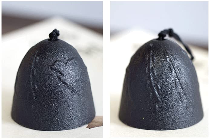 Wind a summer made of Nambu 5cm Chime, tradition, ironware, (willow & swallow, black)