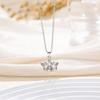 Temperament Cartoon Hollow Heart Pendant Love Clavicle Chain Accessories Women's Diamond Premium Necklace