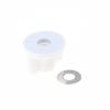 Fixed Replacement Rear Nut White 2.5Cm 6Mm Fixed Replacement For 6Mm Screws Toilet Lid Bottom High Quality