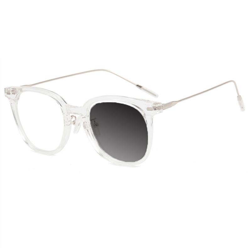 Design Fresh Korean Style Frame Anti Blue Light High Vision Glasses 0 Degree Decoration Eyeglass Customizable Prescription Lens