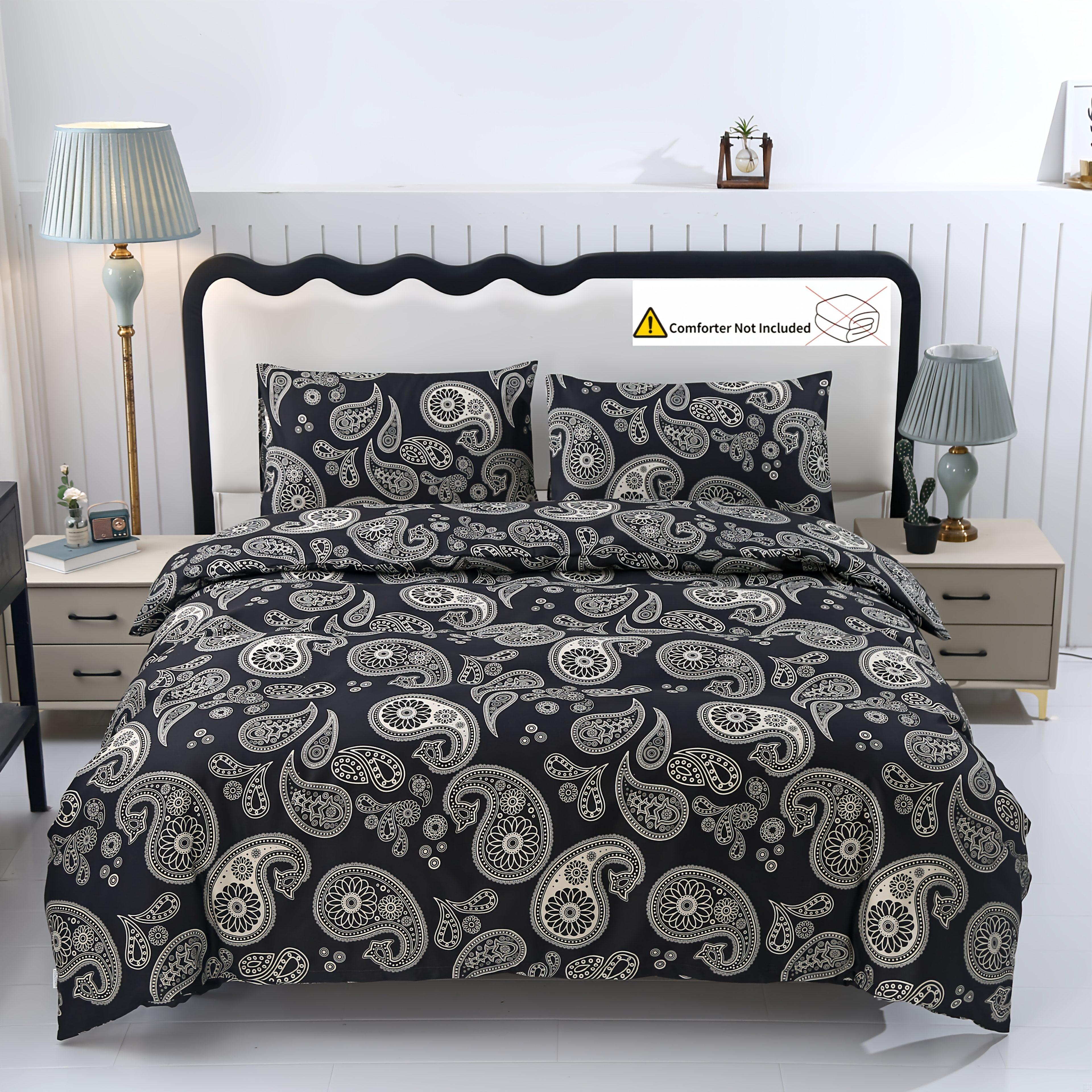 

Comforter Cashew Flowers Bedding Set 3D Printing 2-3 Piece Set (No Core) Bedroom Gift Home Decor Textile Luxury Decor Comforter (quilt)-EU Single(135*200cm)3pcs