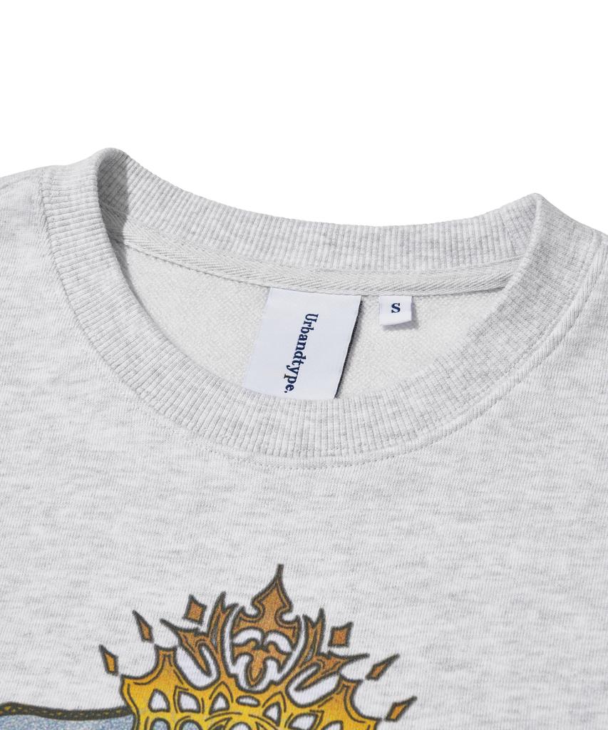URBANDTYPE Riverside Sweatshirt_Light Gray