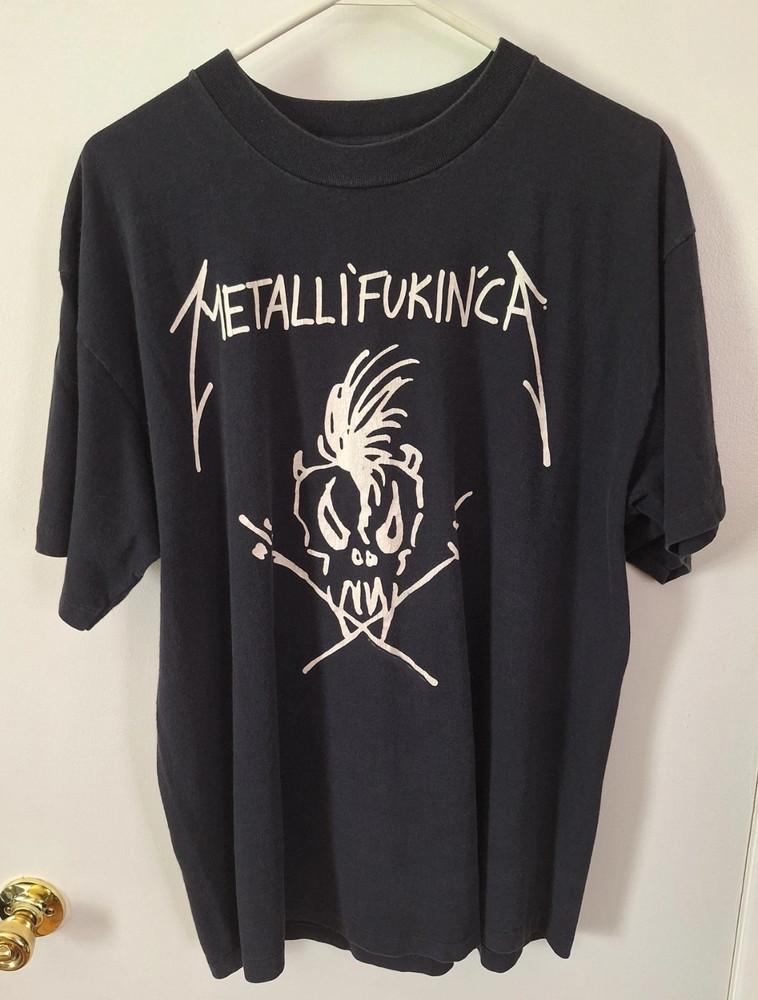 

Винтажная футболка 1994 года Metallifukinca Been There Done It Metallica Метал-группа Унисекс S