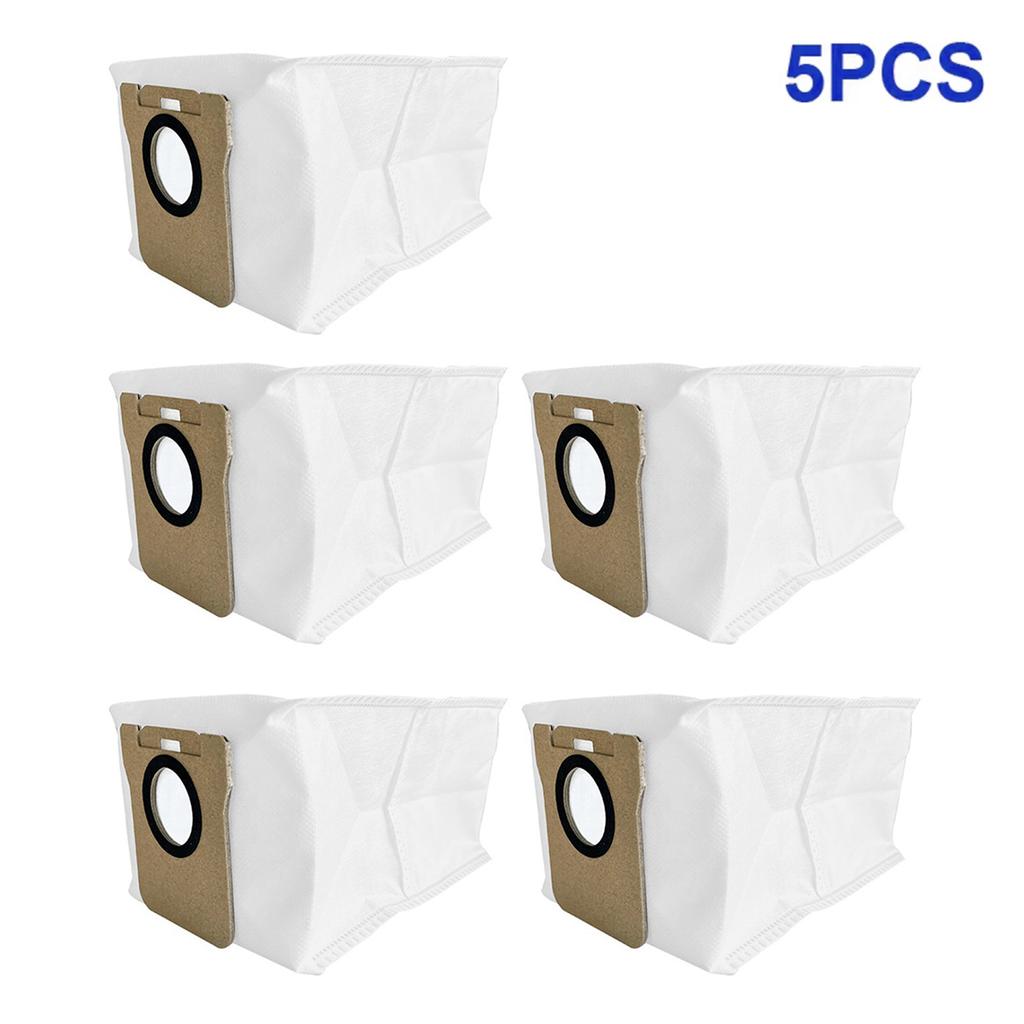 5Pcs Replacement Dust Bags for Dreame S10/S10 Pro/X10/Roborock P10/P10 Pro Robot Vacuum Cleaner