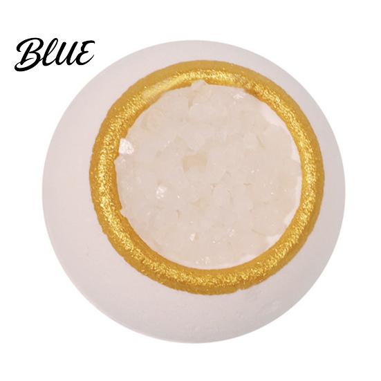 Bombe da Bagno per Pelli Secche 100G Bombe Artigianali al Sale Marino Estratti di Piante Naturali Oli Essenziali Frizzanti Palla Rilassante Palla Idratante per la Doccia