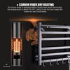 Bathroom Equipment Electric Towel Rack Constant Temperature Smart Home Heated Towel Rail Towel Warmer 6Layers