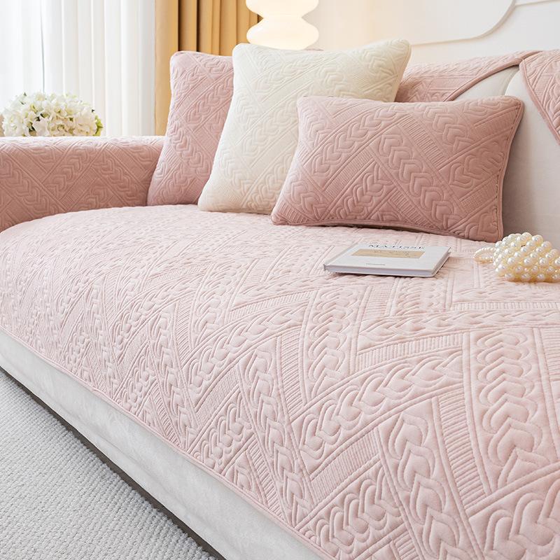 

Современное полотенце для дивана однотонное чехлы для дивана для гостиной осенне-зимний чехол для дивана утолщенный плюшевый мягкий и гладкий противоскользящий 30x50cm pillowcase