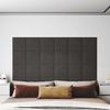 VidaXL Wall Panels 12 Pcs Dark Grey 30x30 Cm Fabric 1.08 M² 343790