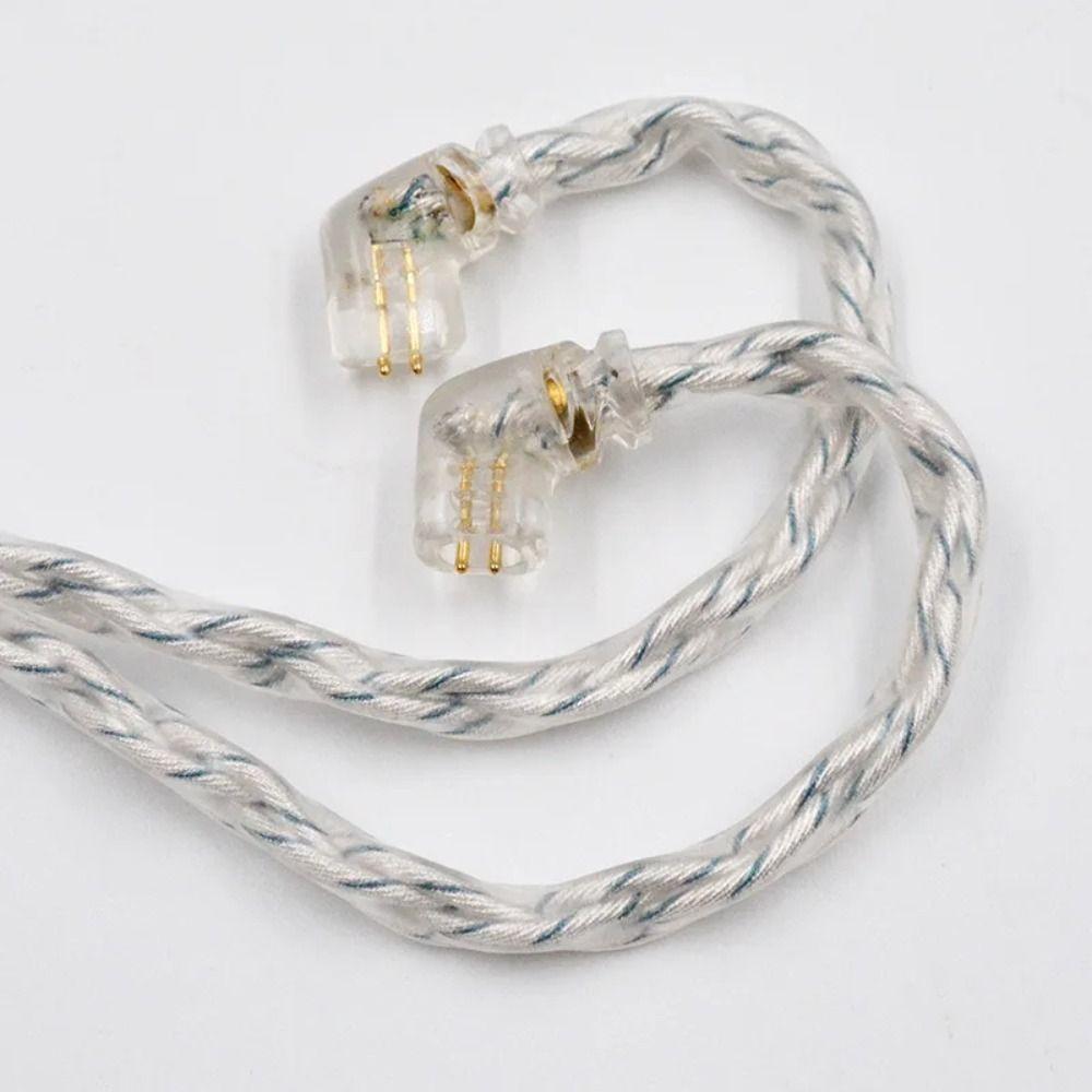 784 Cores KZ Earphones Cable Silver Plated Headset Wire KZ KZ Headphone Cord For ZSN PRO ZSX DQ6