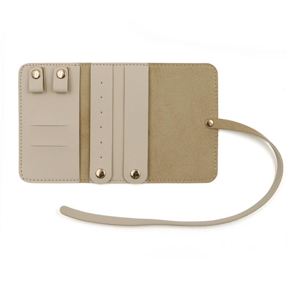 

Складные упаковочные мешочки для ожерелий, портативная сумка-кейс для украшений, пылезащитный рулон для ювелирных изделий, для девочек бежевый