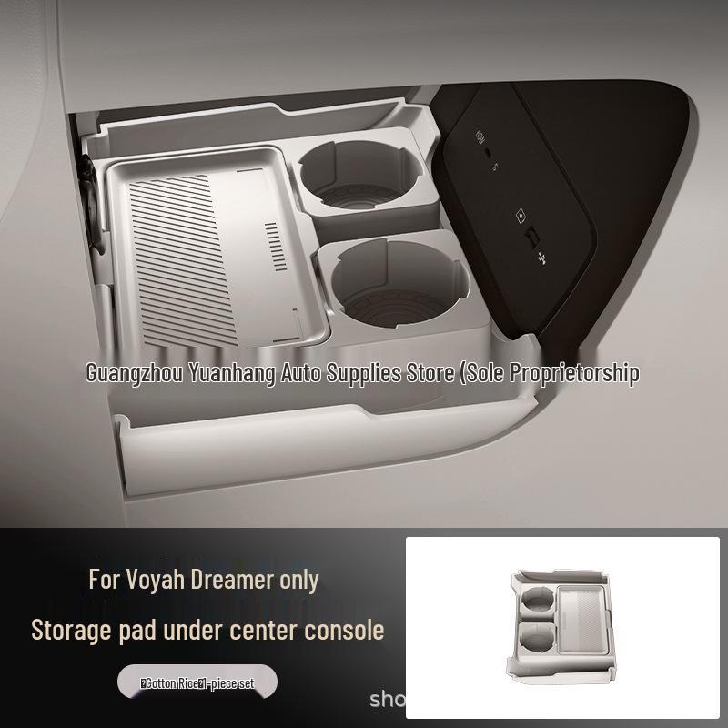 Compatible with 25 Lantu Dreamer Models: Center Console Storage Box & Glasses Holder Car Accessories.