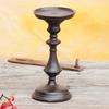 European Vintage Cast Iron Candlestick Holder Ornament