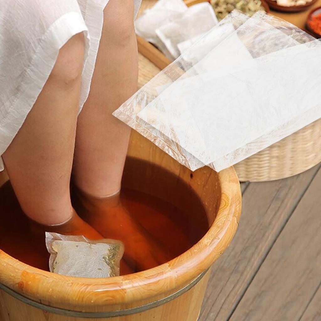 Beaupretty Disposable Foot Bath 160 Bath Bath Foot Clear Foot Bath Foot Spa Foot Care Spa Foot Plastic HDPE Bags, Bags, Pediliners, Bags, Protectors,