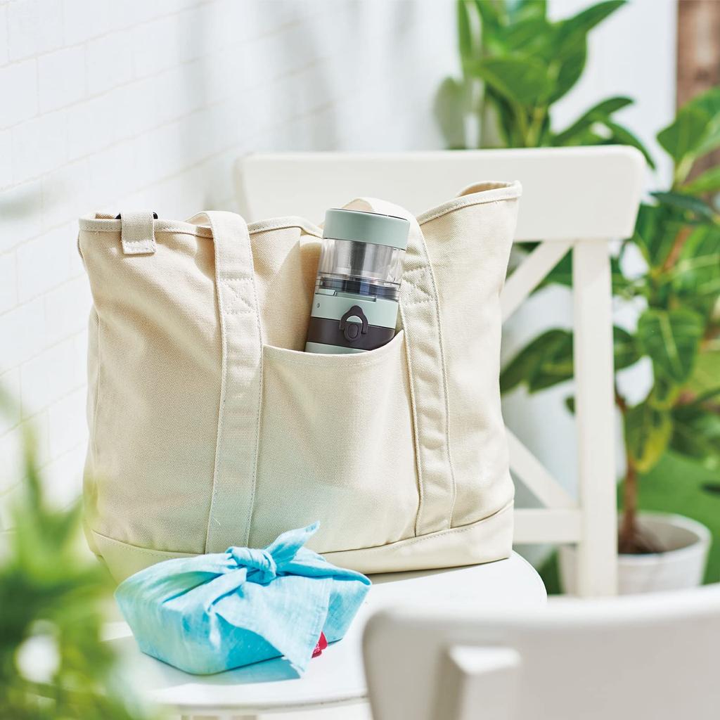 Tragbare Brühflasche, vakuumisolierte Flasche mit Immersion mit Freshly [Toffy] K-CC3 (Reines Weiß) Tropfer, Typ/Transparenter Typ, Kaffee-/Teefilter,