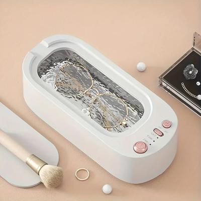 Portable Glasses Cleaner | Multi-function with USBCharging, High-Frequency Vibration, 360° Deep Clean Automatic Stain Removal,