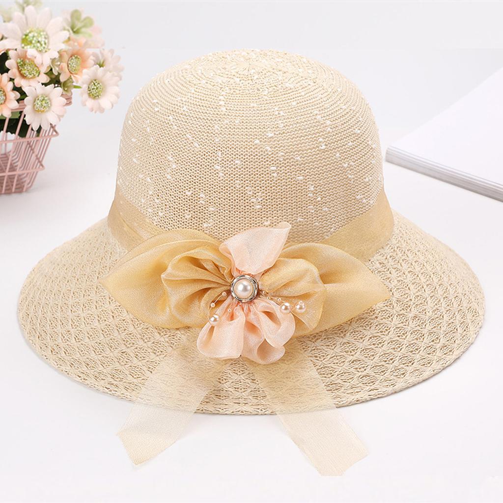 Ladies' Fashionable Basin Hat Beach Beach Foldable Sun Hat
