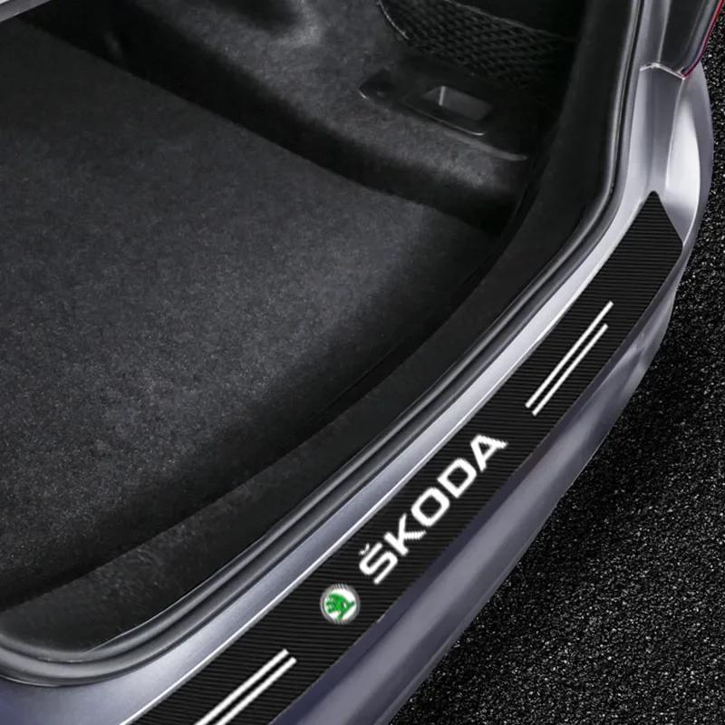 Car Trunk Scratch Strip, Trunk Protection Collision Strip For Skoda Octavia MK2 MK3 2 3 A7 Fabia Karoq Kodiaq Superb Rapid Kamiq