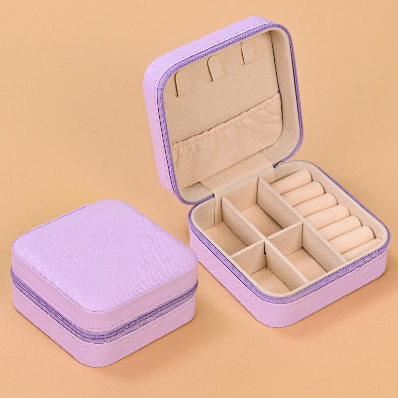 Minimalist Portable Jewelry Storage Box for Earrings, Necklaces & Rings