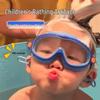 Children’s Anti-fog Waterproof Swimming Goggles - Non-tightening, Unisex, Diving, Water Sports, Swim Cap Compatible.