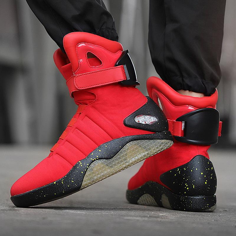 Shoes, Men's Trendy Shoes, Sports LED Charging Luminous Skateboard Shoes, Basketball Shoes, Men's Sports Shoes, Autumn and Winter Men's Shoes