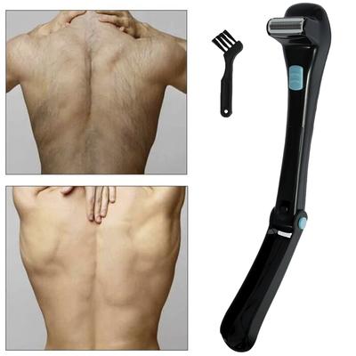 14.7inch Electric Back Hair Shaver Cordless Body Shaver 180 Degrees Foldable Back Razor Pain-Free Back Hair Removal Shave