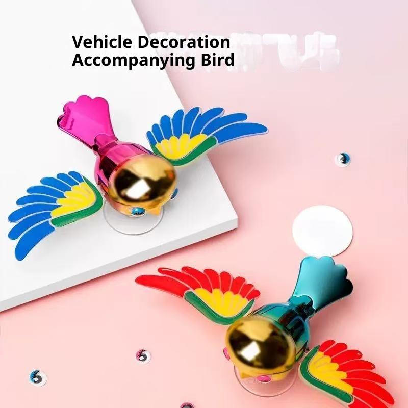 

Fashion Electric Car Companion Interactive Hanging Bird Toy Childrens Birthday Gift For Boy Girls Vehicle Decoration Accessory onesize