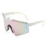 Protective Glasses New Men Sports Square Sun Glasses Women Uv400 Retro One Piece Eyewear Oversize Driving Sunglasses