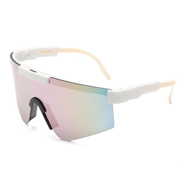 Protective Glasses New Men Sports Square Sun Glasses Women Uv400 Retro One Piece Eyewear Oversize Driving Sunglasses