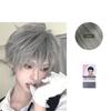 Universal Cosplay Short Straight Wig with Bangs - Realistic Lightweight Anime-Style for Students