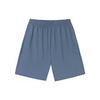 Training Series Solid Color Knitted Sports Five-Point Shorts Men Shorts Whale-Fin-Blue 152337309-2