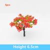 5pcs Artificial Pink Iron Wire Flower Tree 6.5cm Home Houses Decoration  Outdoor Adventure Camping