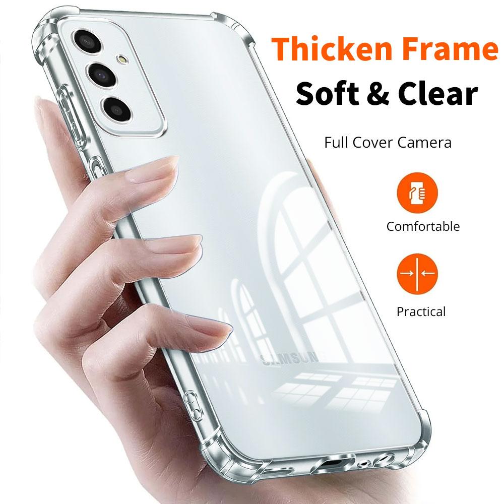 Phone Case For Samsung Galaxy Buddy 2 Jump 2 3 Case Clear Soft Silicone Shockproof Bumper For Samsung Quantum 3 Jump2 Back Cover
