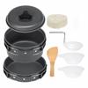 Leichtes Essgeschirr Stapelbar Outdoor Kochgeschirr Langlebiges Camping Kochgeschirr Set Wandern