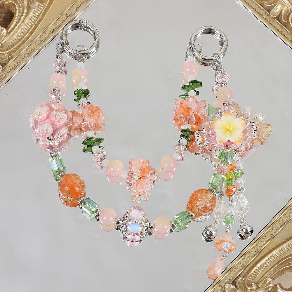 Butterfly Tassel Lily of the Valley Luxury Phone Case Pendant Lanyard