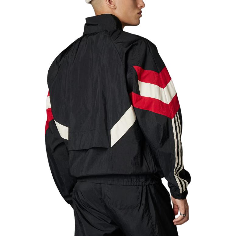 adidas Manchester United Originals Eşofman Üstü Siyah/Kırmızı Erkek Sokak Giyimi IS6525