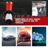 Horn Train Horn for Truck/Car Air Horn Chromes Plated Trumpet Super Loud 110dB for 12V Car Truck Motorbike Boats