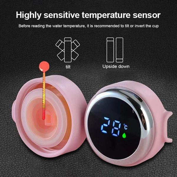 420ml Stainless Steel Temperature Display Thermal Mug Smart Thermos Bottle