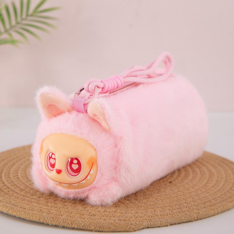 Lanyard Pencil Case Cute Stitch Plush Bag Children's Toy Bag Student Doll Doll Gift