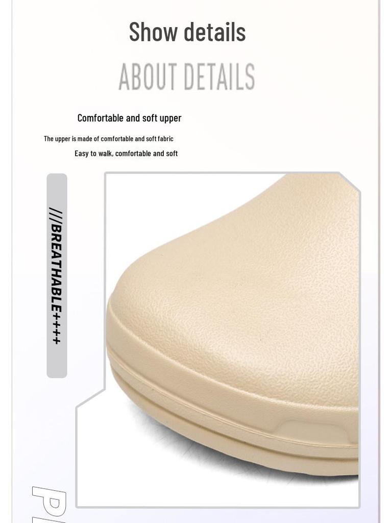 Winter 2025 Fleece-Lined Closed-Toe Waterproof Cotton Slippers for Couples