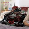 God of War Games Kratos animacinių filmų minkšta flanelinė antklodė lovoms miegamojo sofos piknikui, užklota antklodė lauko laisvalaikio dovanoms