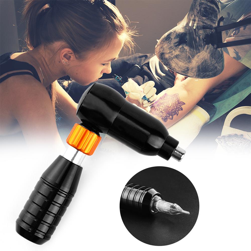 Complete Tattoo Machine Kit Set Adjustable Rotary Pen Motor Hybrid Tattoo Machine Silent L-shaped Tattoo Gun