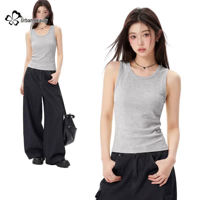 Women s Ribbed Knit Camisole Tank Top S