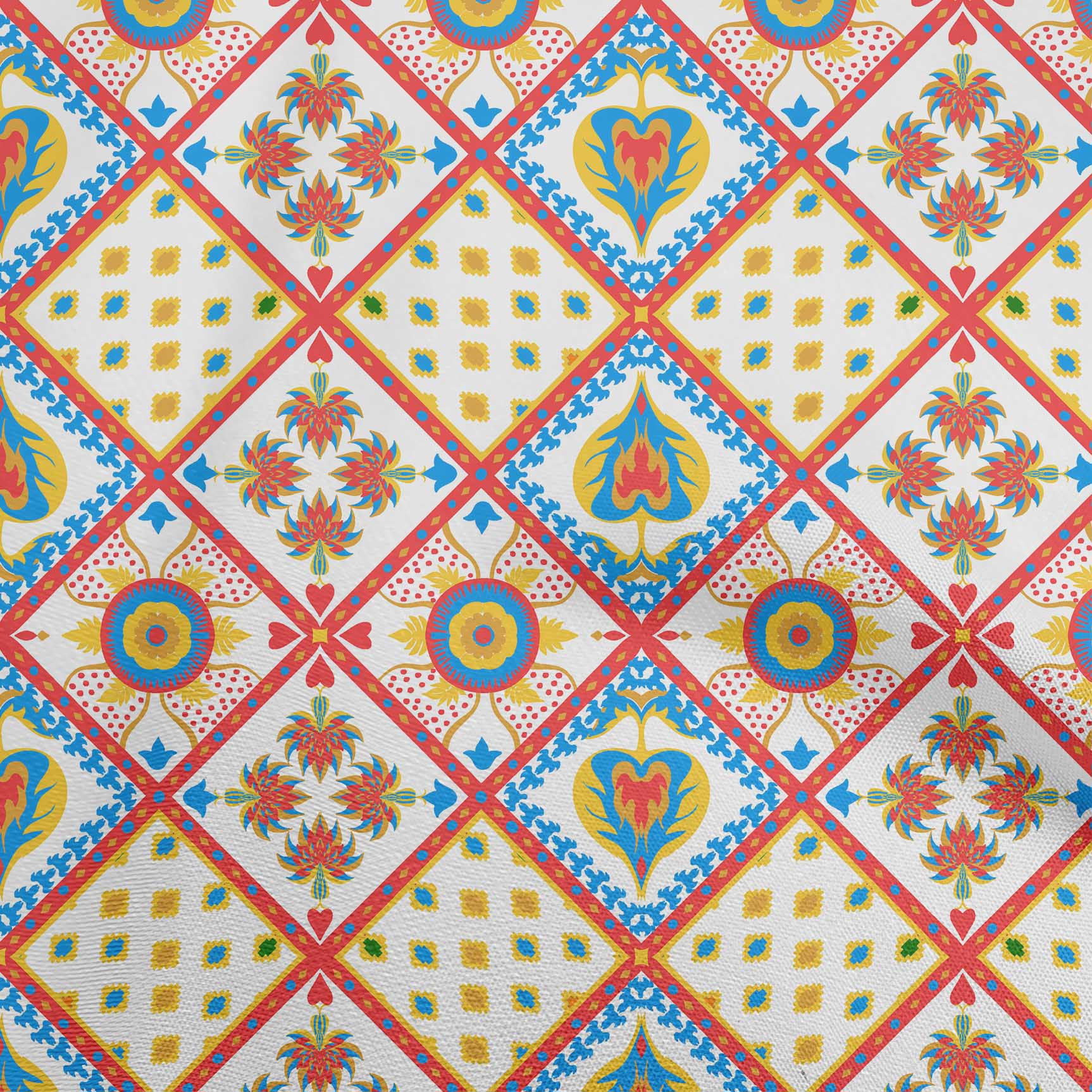 

oneOone Cotton Flex Fuschia Pink Fabric Asian Floral Mix Craft Projects Decor Fabric Printed By The Yard 40 Inch 42 Inch Wide - Viscose Chiffon жовтий