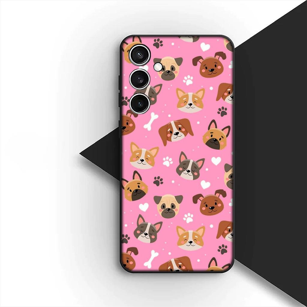 Hülle für Samsung Galaxy S10 S8 S9 Plus A33 A34 A31 70 A71 A72 Note 20 9 8 S10E Handyhülle Cure Art Pfote Französische Bulldogge Hund