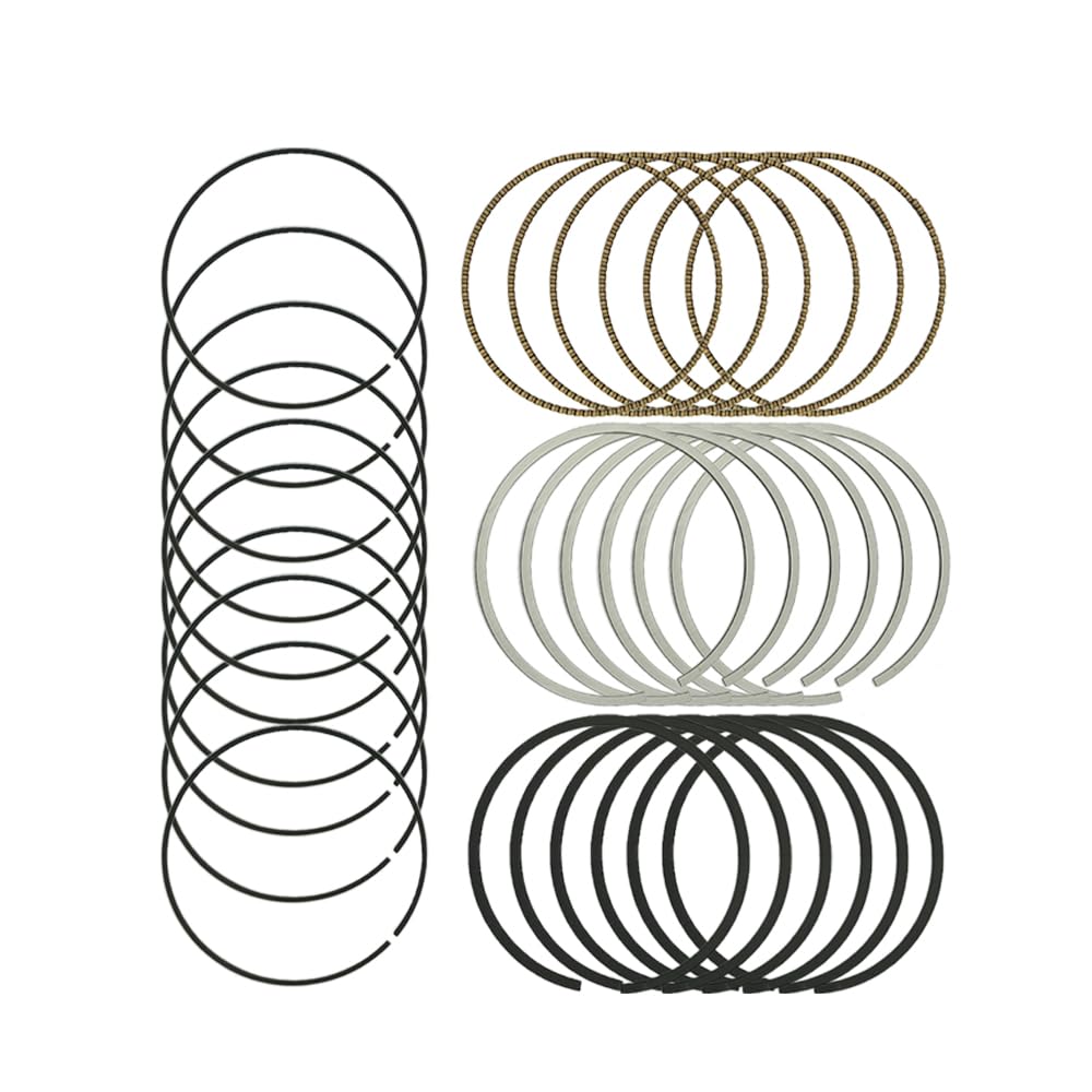 STD Piston Ring Set for AJ126 3.0L V6 Supercharged Petrol Engines, Fits for 2013-2021 Jaguar & Land Rover Discovery Range Rover Velar Sport