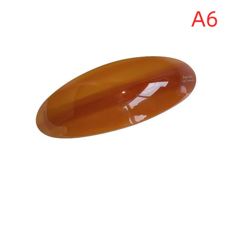 1 Pieza Pinza para el Cabello Geométrica Ovalada de Tamaño Grande Tocado Pinzas para el Cabello de Acetato Para Mujeres Pinza Francesa Accesorios para el Cabello Elípticos Brillantes